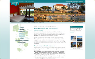 Webdesign portfolio - Quinta Vale Porcacho, landgoed-B&B Portugal