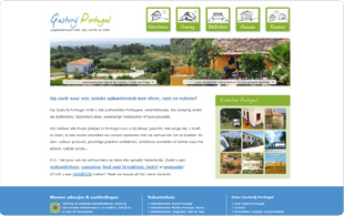 Webdesign portfolio - Gastvrij Portugal