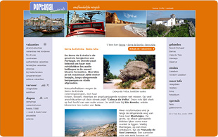 Webdesign portfolio - Portugal vakantie .info